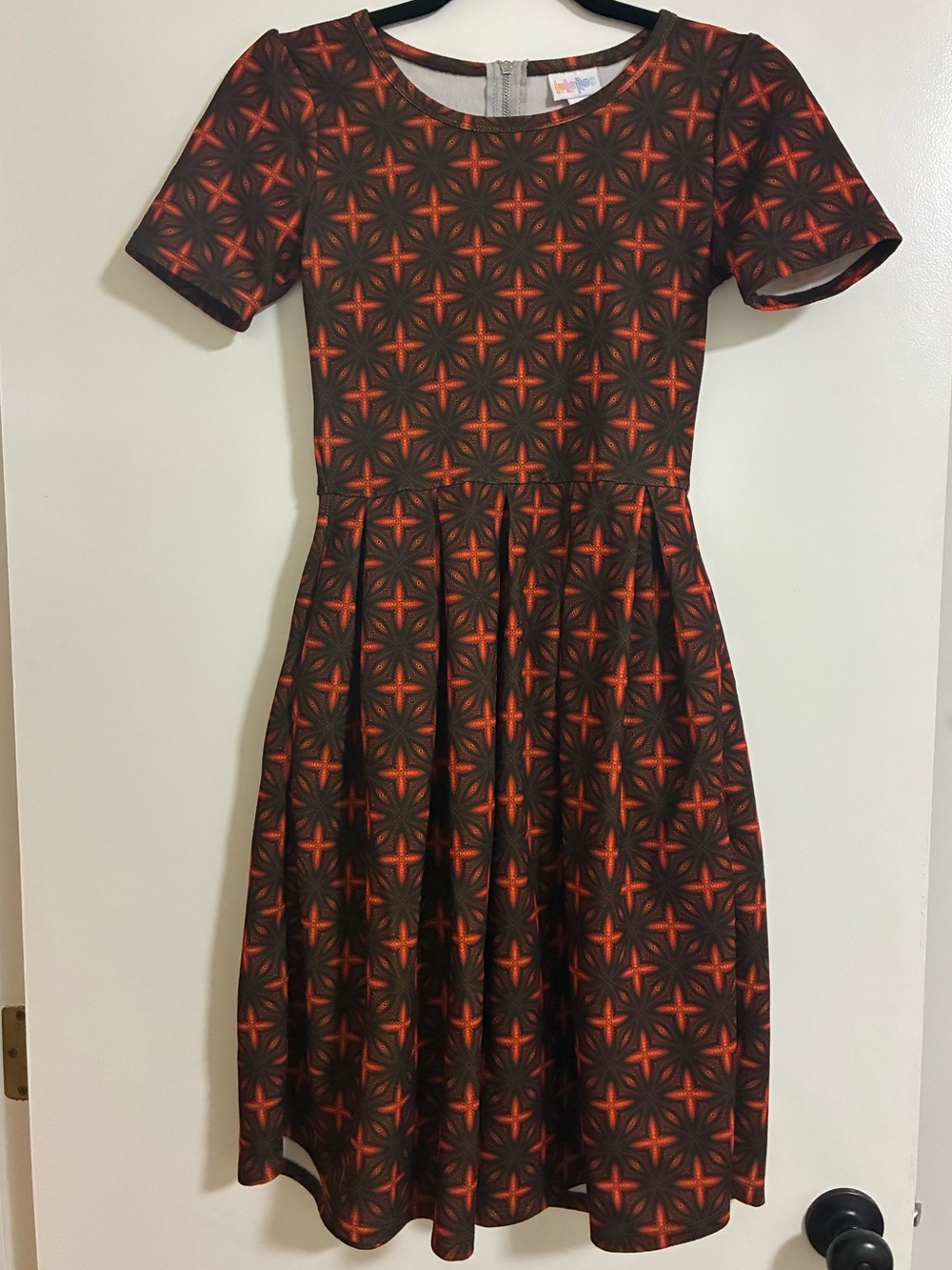 LULAROE | Women's XS Short-Sleeve Fit & Flare Dress